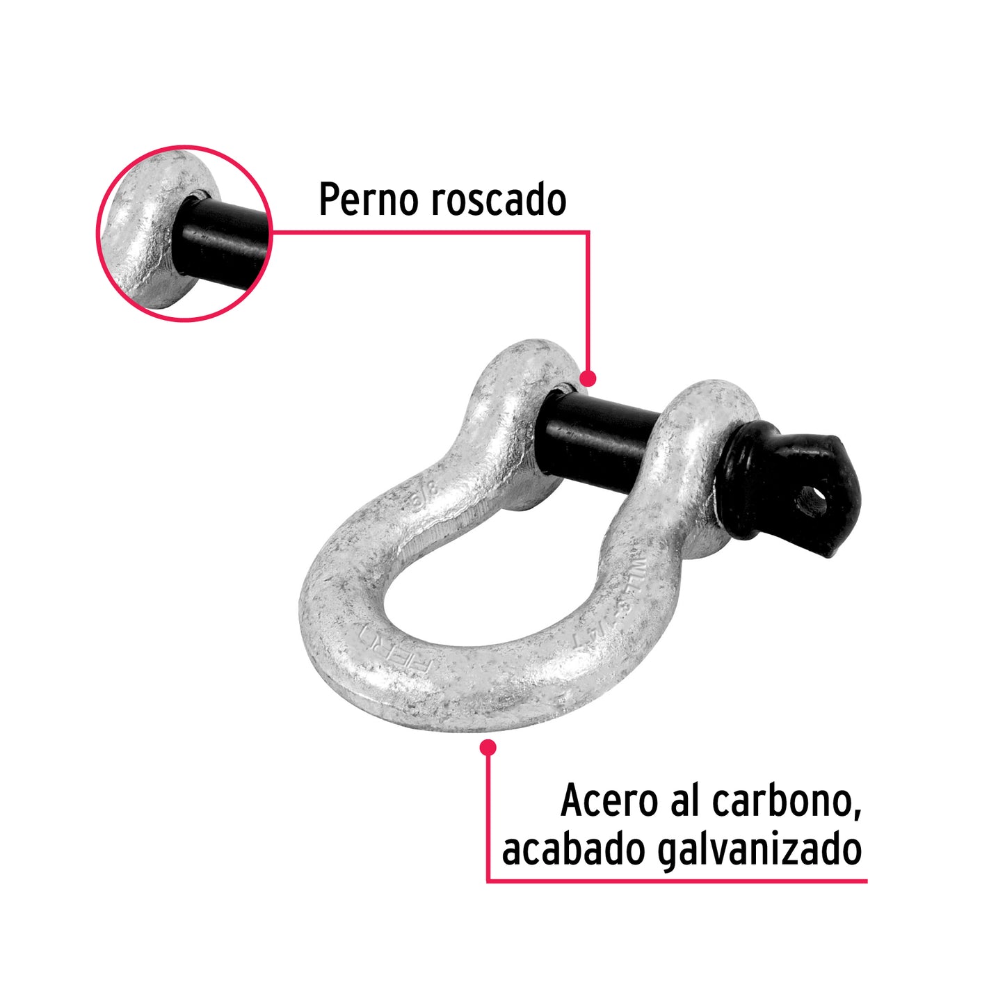Grillete de 5/8"