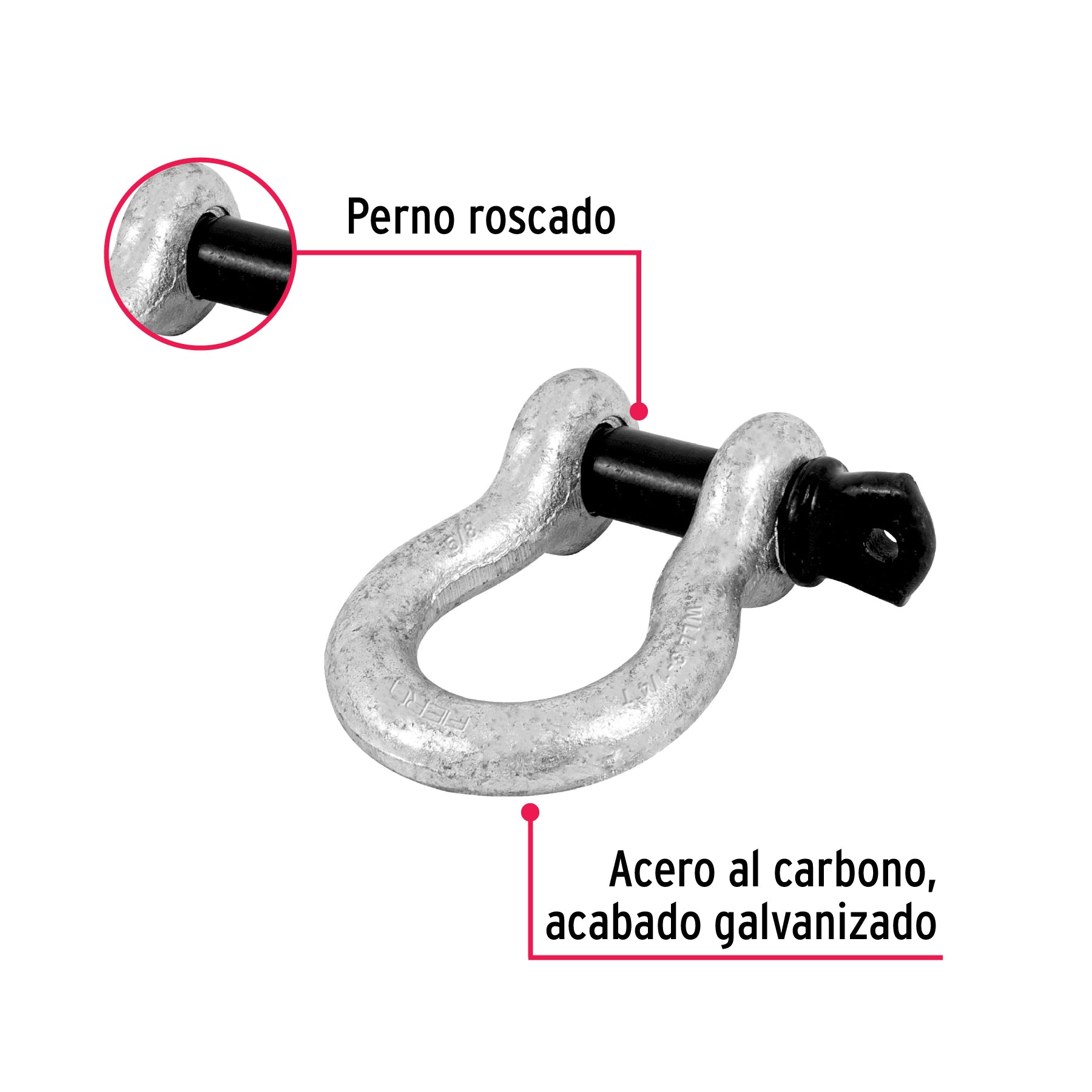 Grillete de 5/8"