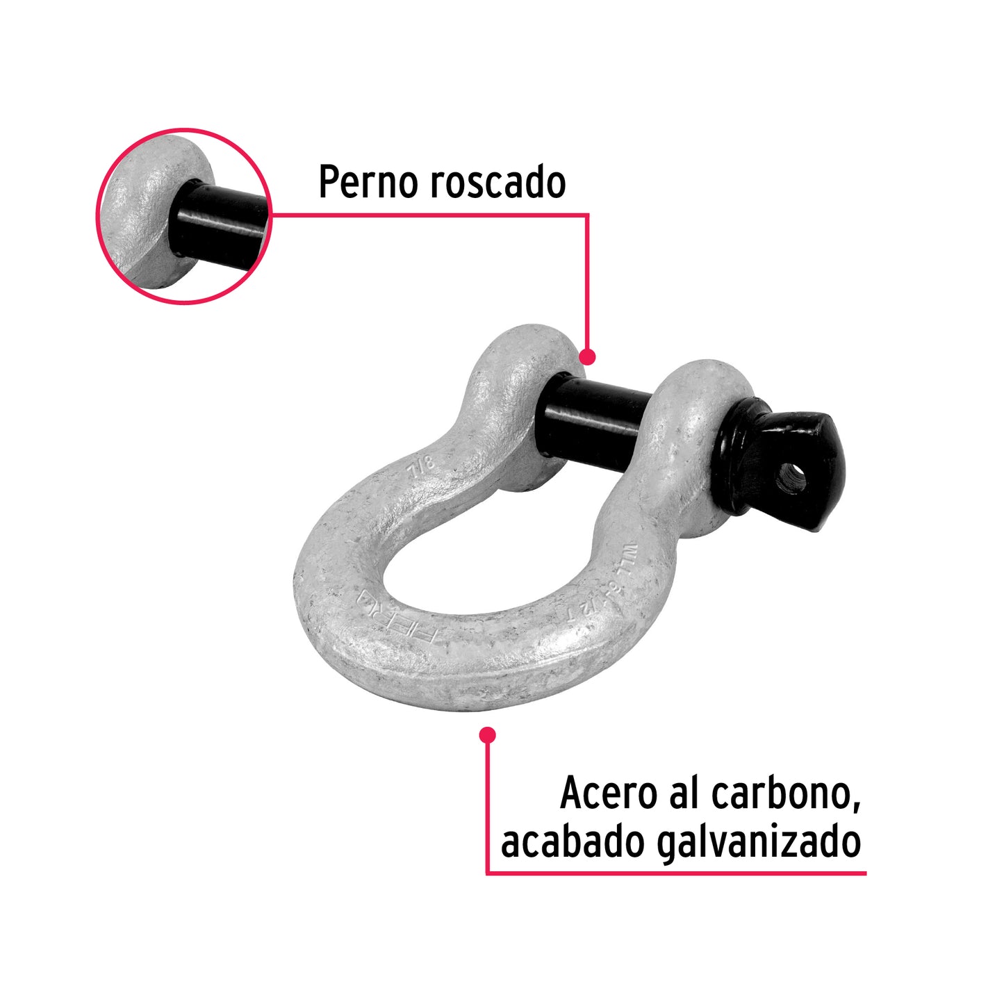 Grillete de 7/8"