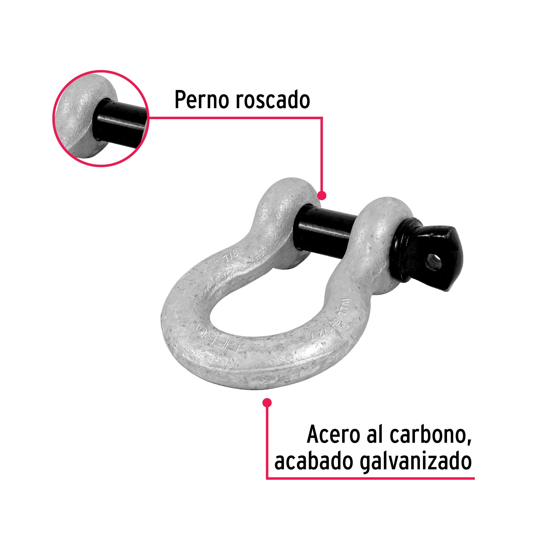Grillete de 7/8"