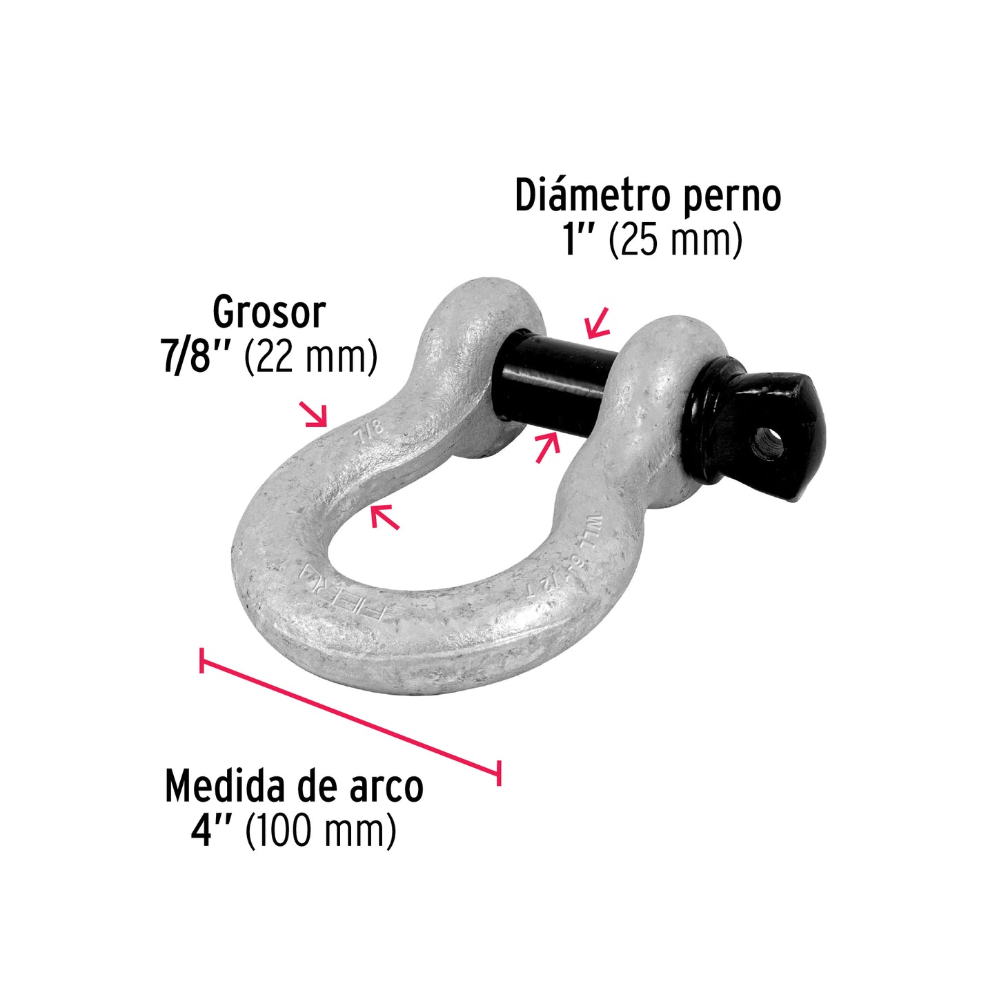 Grillete de 7/8"