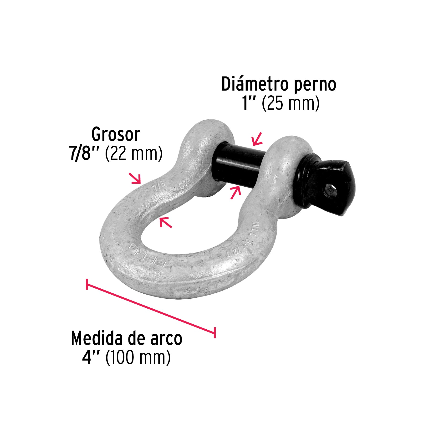Grillete de 7/8"