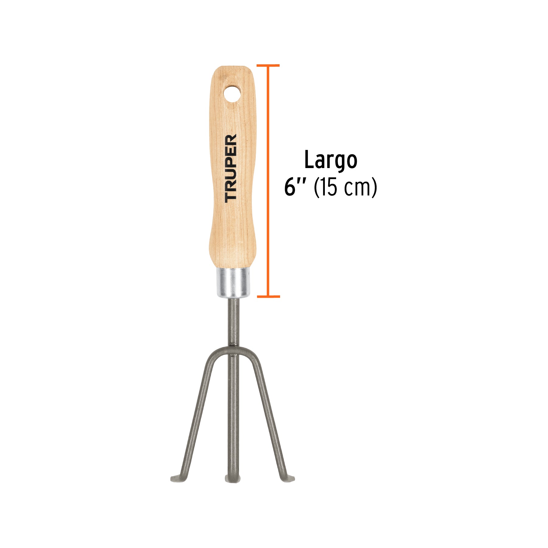 Cultivador para jardín, 6"