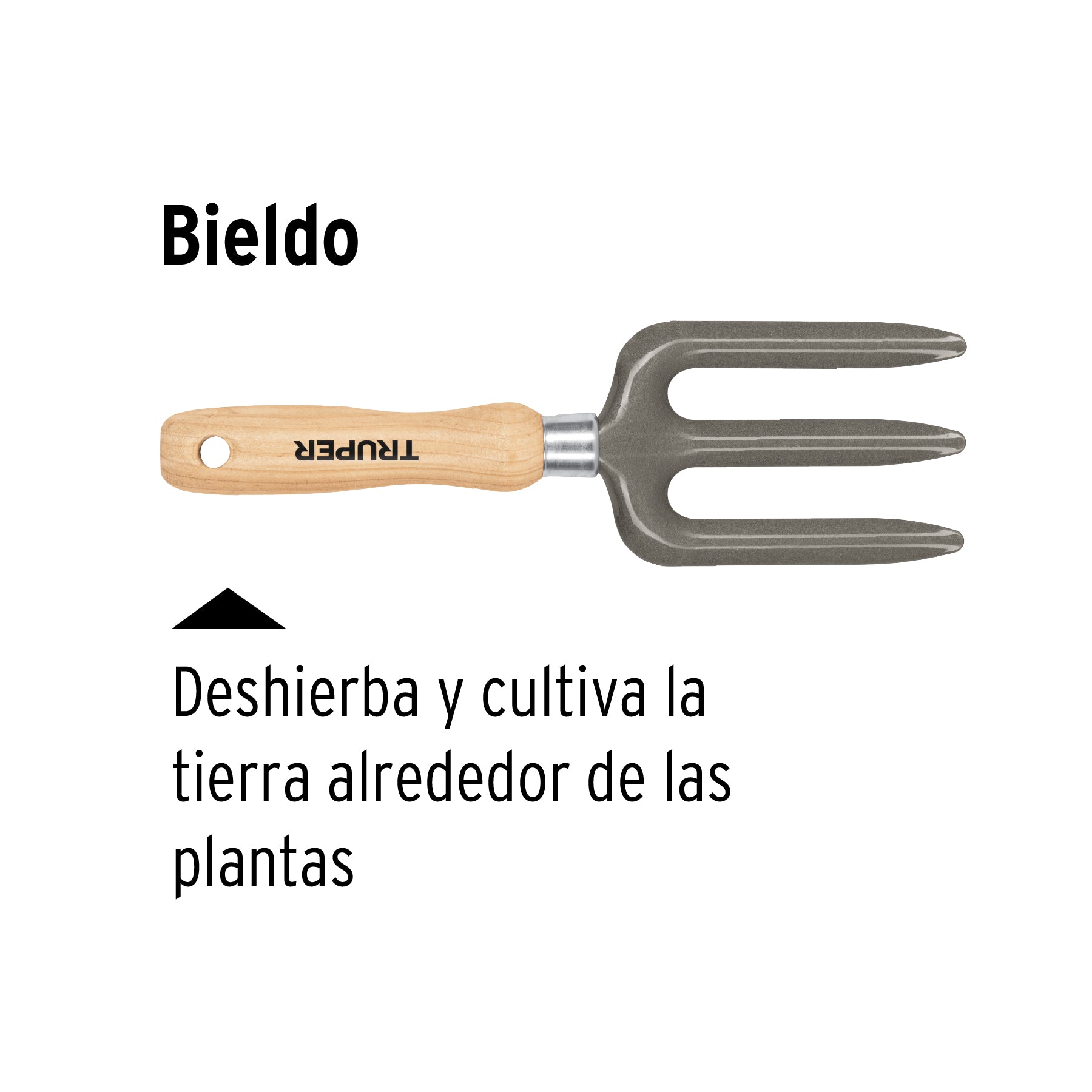 Bieldo para jardín, 6"