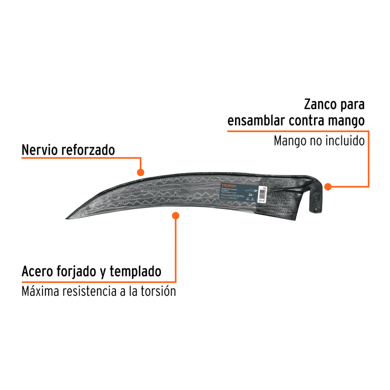 Guadaña tipo española, 26"
