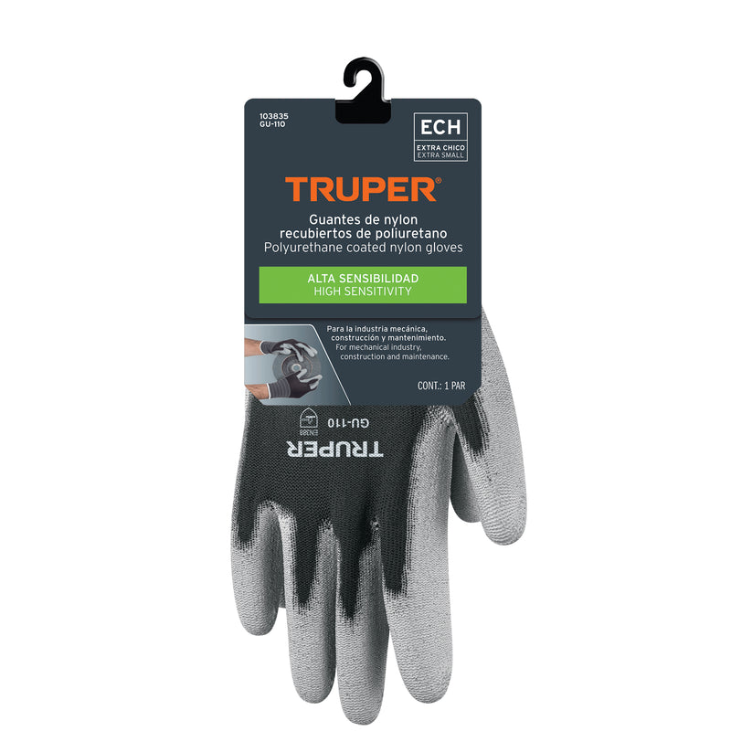 Guantes de nylon recubiertos de poliuretano, XCH, Truper