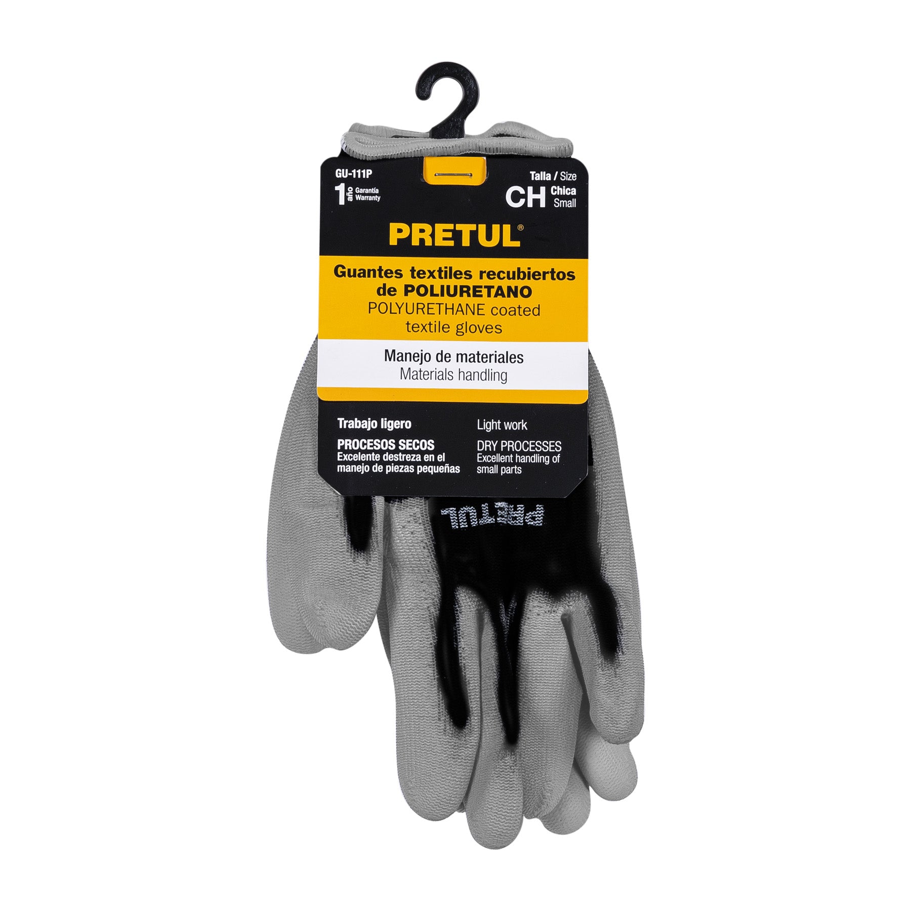 Guantes de nylon recubiertos de poliuretano, chicos, Pretul