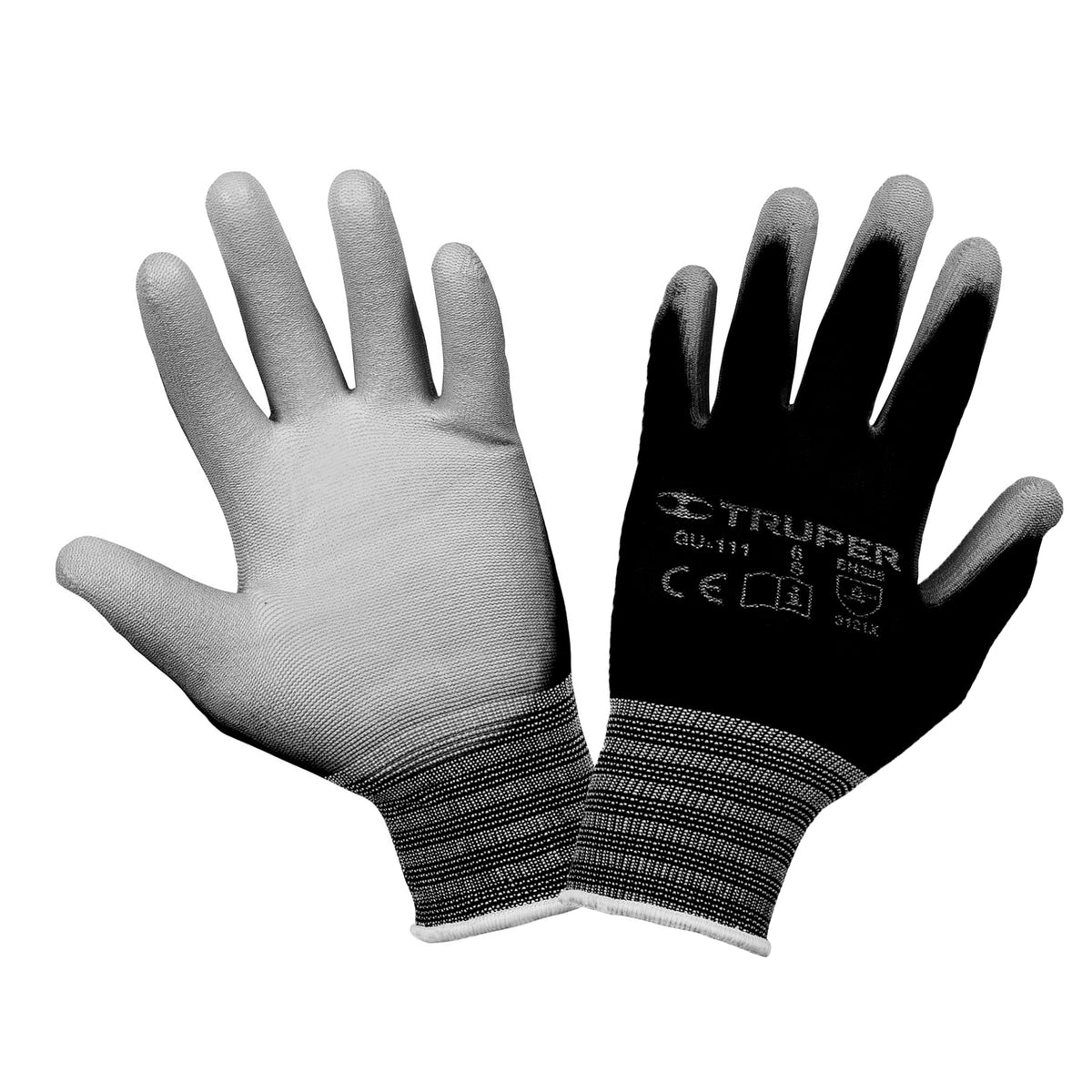 Guantes de nylon recubiertos con poliuretano, chicos