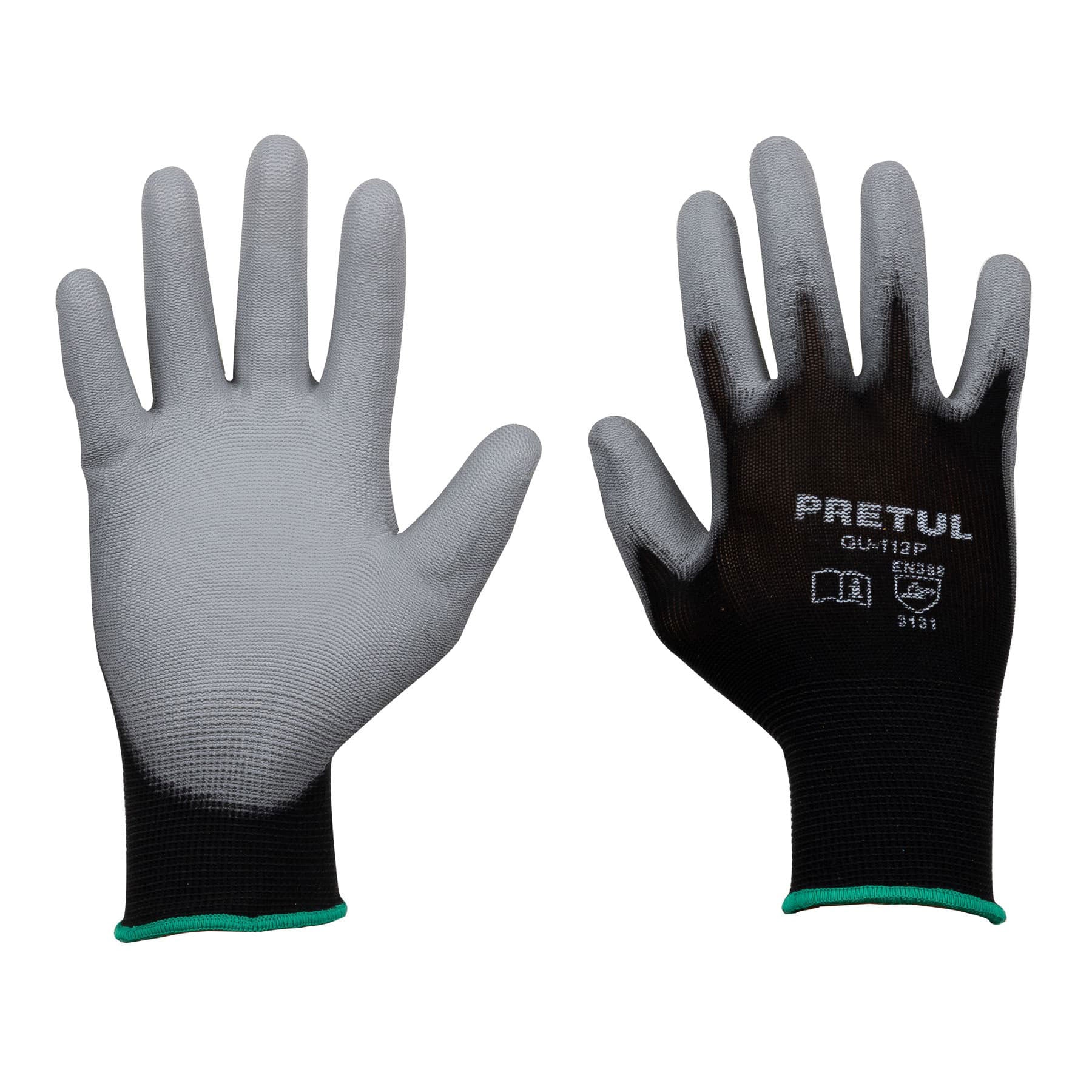Guantes de nylon recubiertos de poliuretano, medianos,Pretul