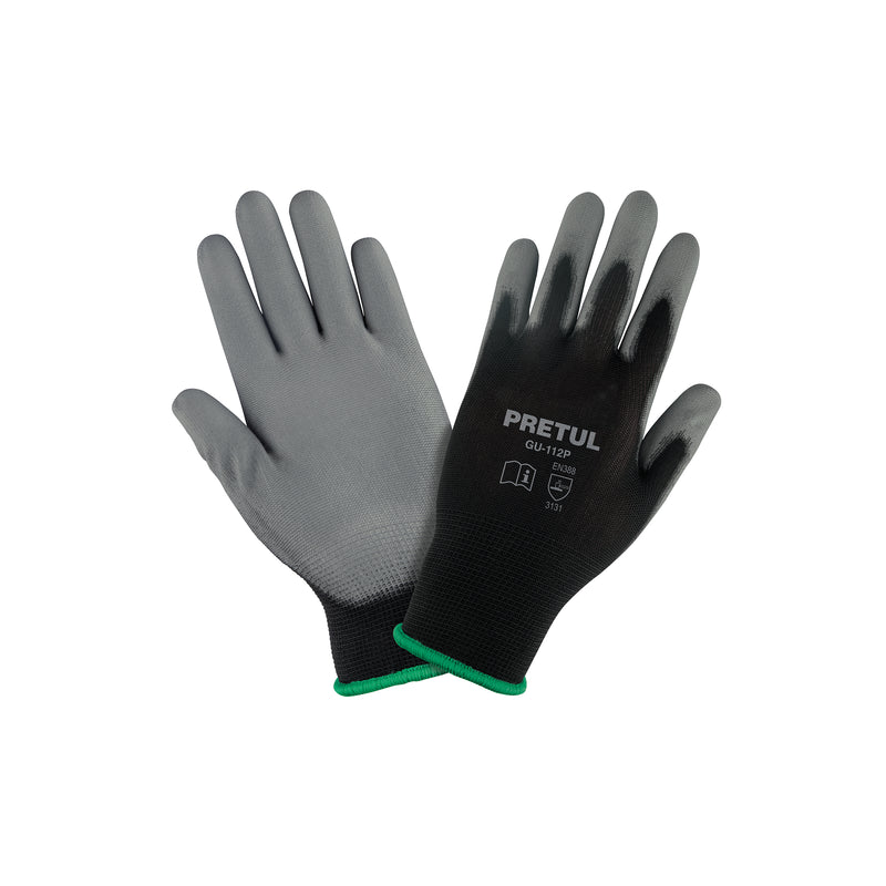 Guantes de nylon recubiertos de poliuretano, medianos,Pretul
