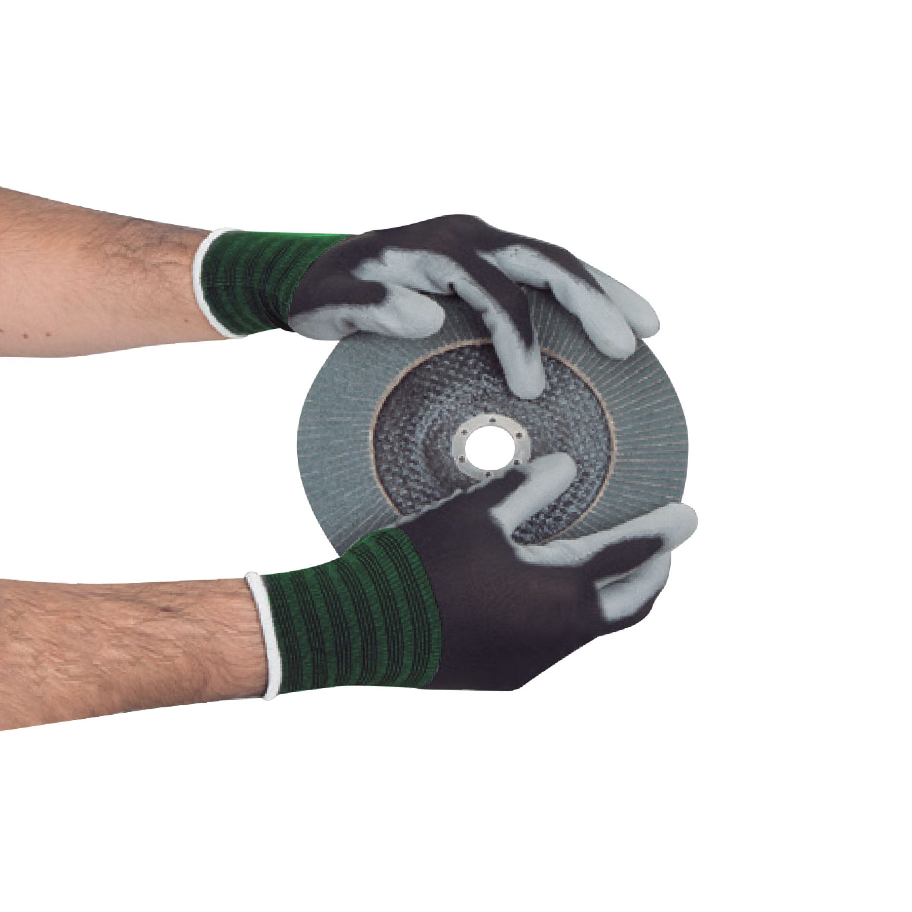 Guantes de nylon recubiertos con poliuretano, medianos