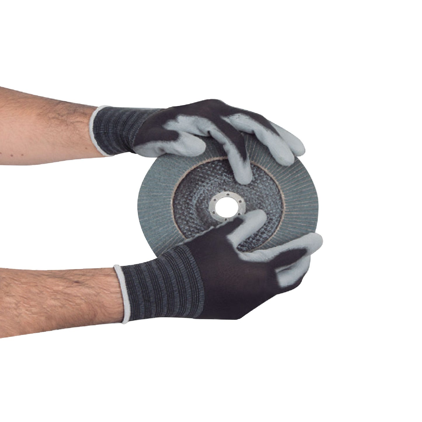 Guantes de nylon recubiertos con poliuretano, grandes