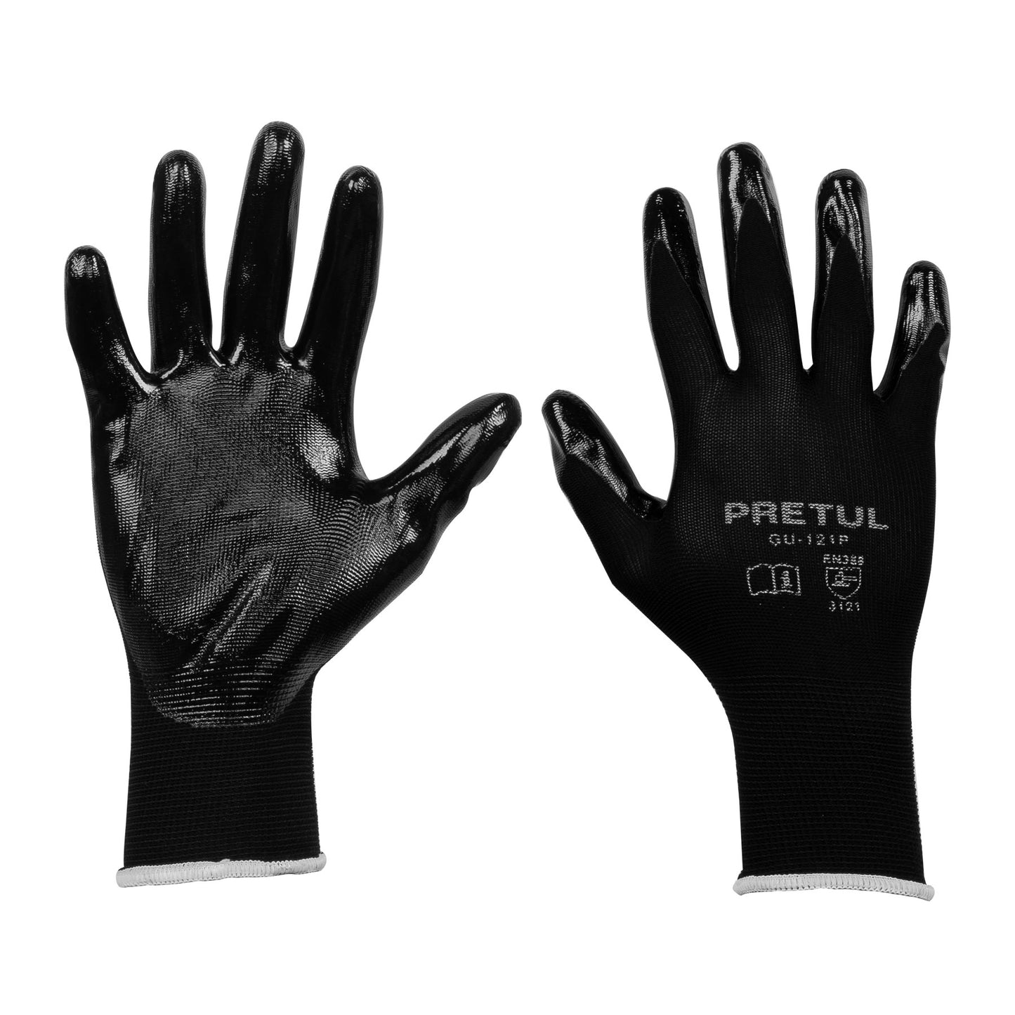 Guantes de nylon recubiertos de nitrilo, chicos, Pretul