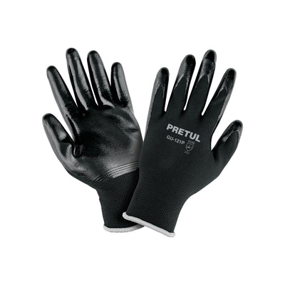 Guantes de nylon recubiertos de nitrilo, chicos, Pretul