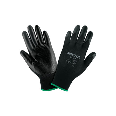 Guantes de nylon recubiertos de nitrilo, medianos,Pretul