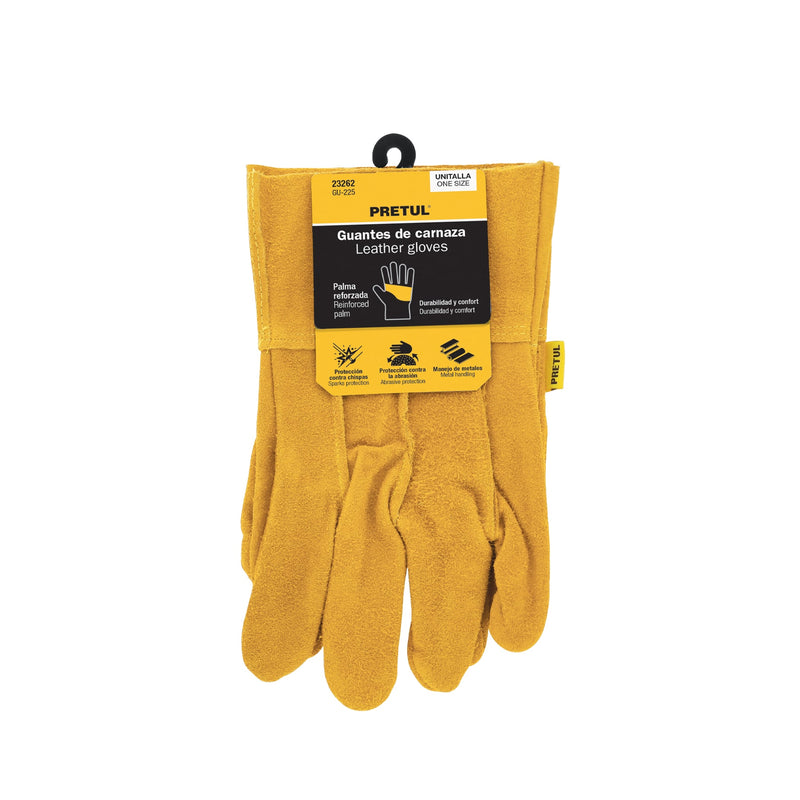 Guantes de carnaza, cortos, Pretul