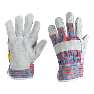 Guantes de carnaza y loneta talla grande Pretul