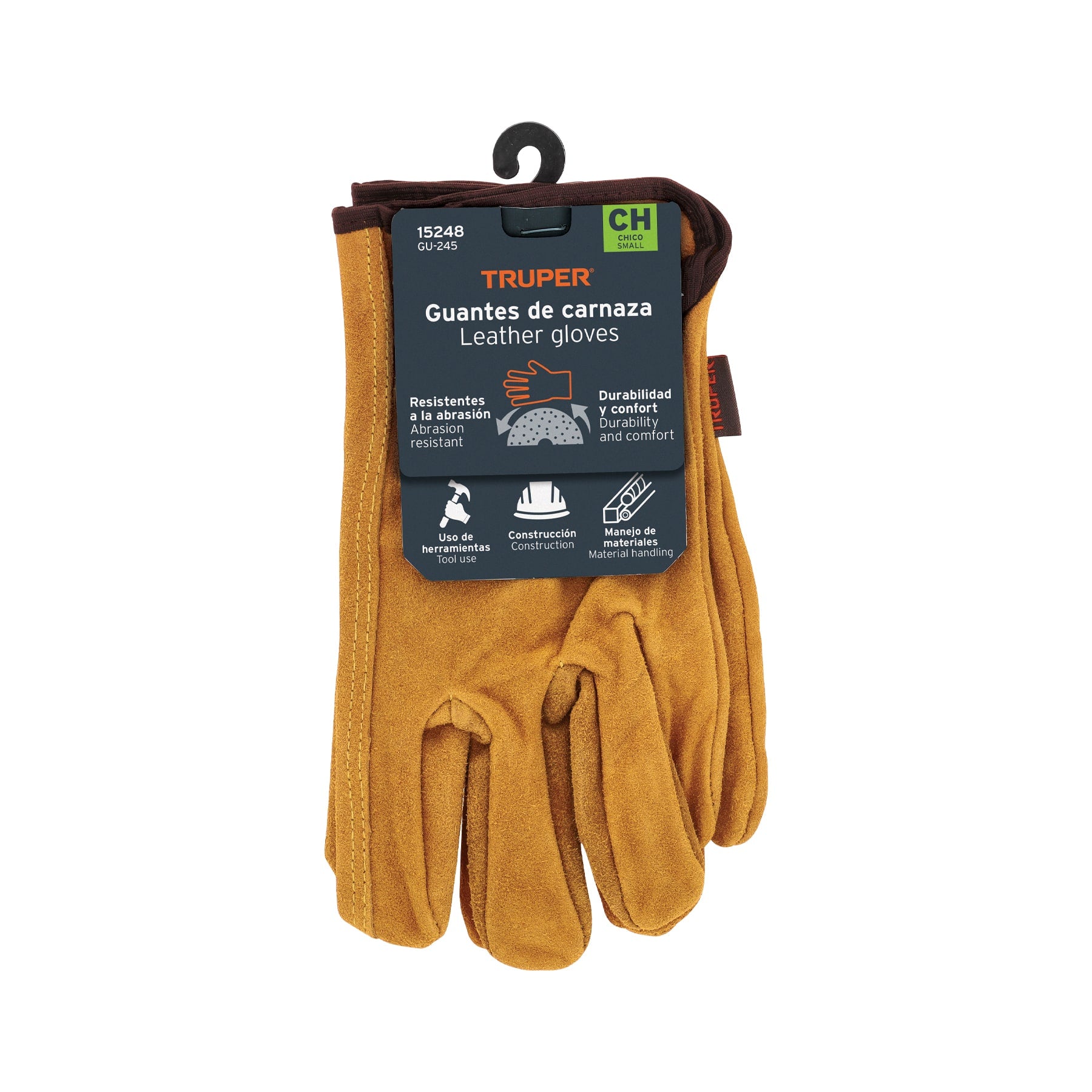 Guantes carnaza, usos generales, chicos