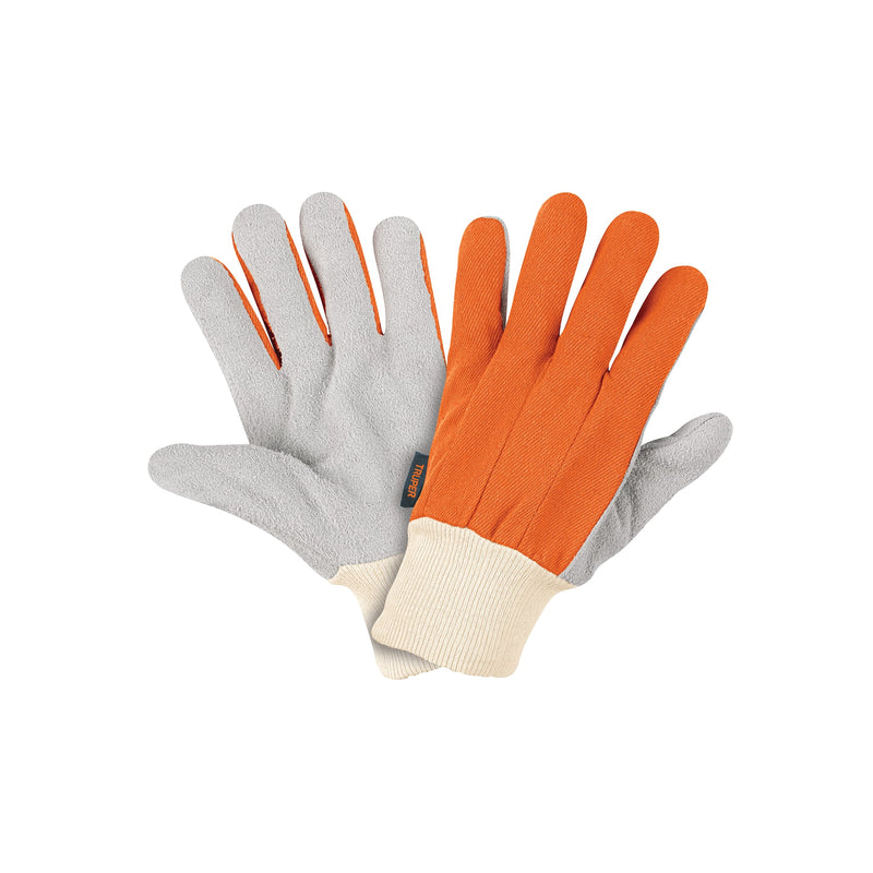 Guantes carnaza y loneta, uso ligero