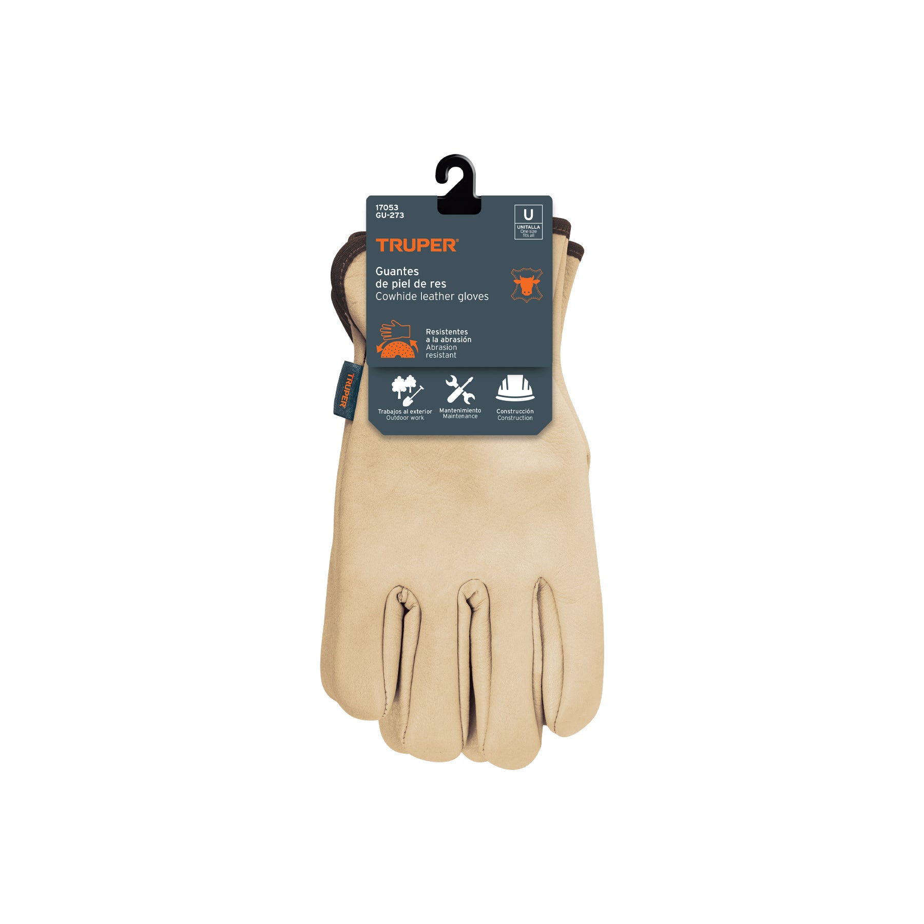 Guantes de operador piel de res