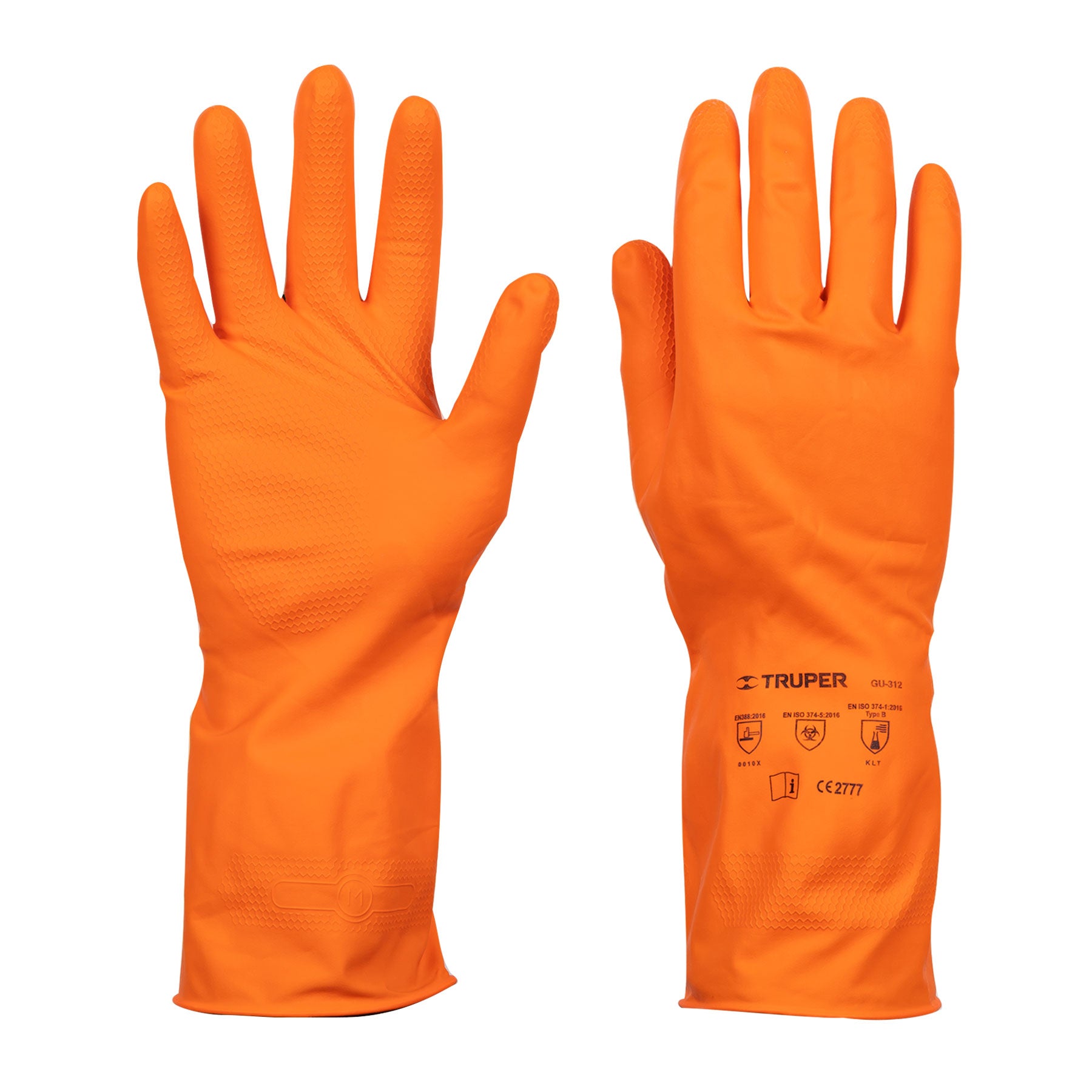Guantes de latex para limpieza, medianos