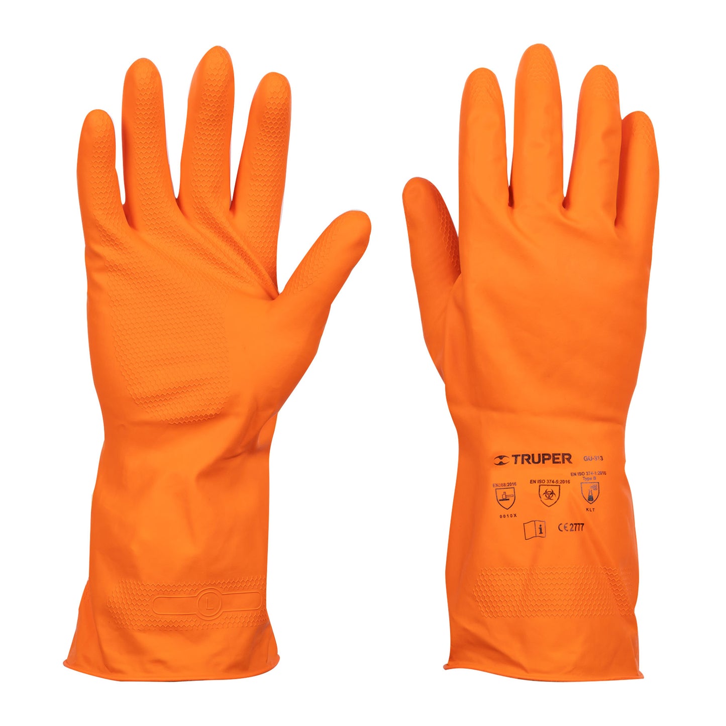 Guantes de latex para limpieza, grandes