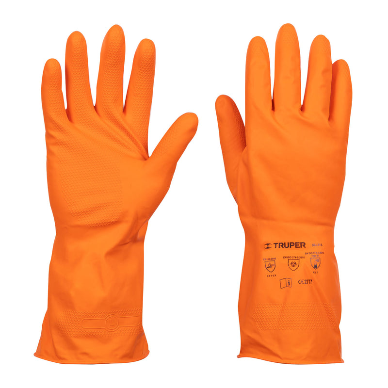 Guantes de latex para limpieza, grandes