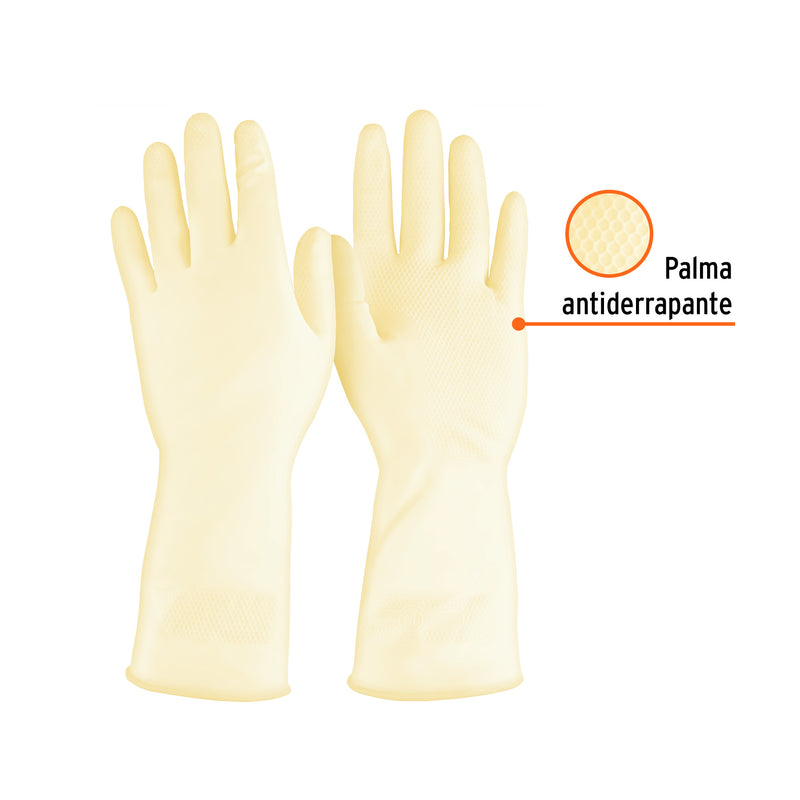 Guantes de látex para manejo de alimentos, M, TRUPER
