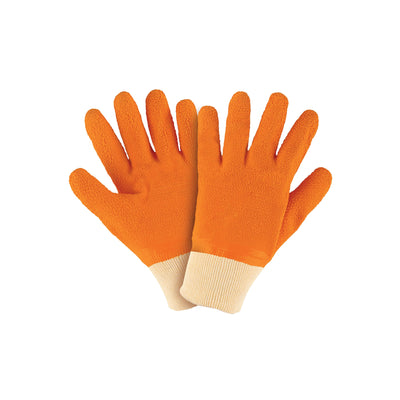 Guantes de algodón recubrimiento total de latex, unitalla
