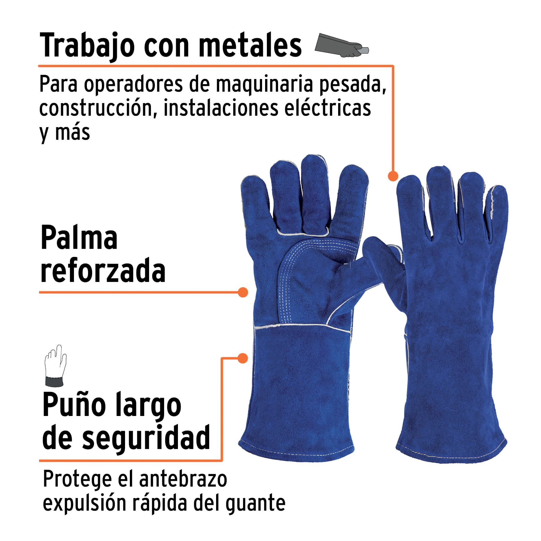 Guantes para soldador
