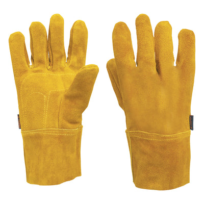 Guantes de carnaza, corto