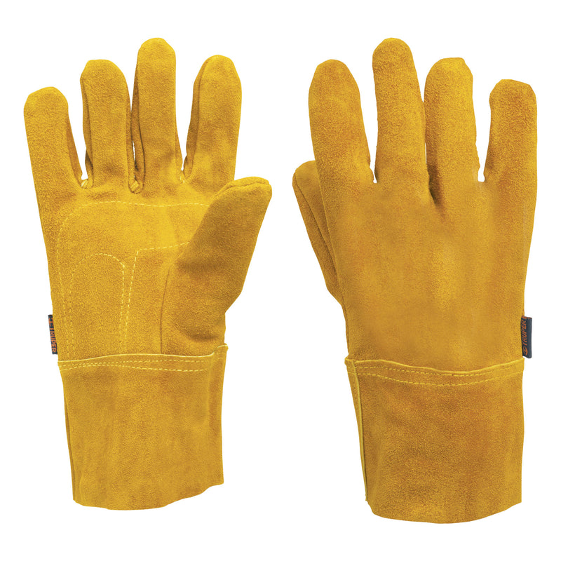Guantes de carnaza, corto
