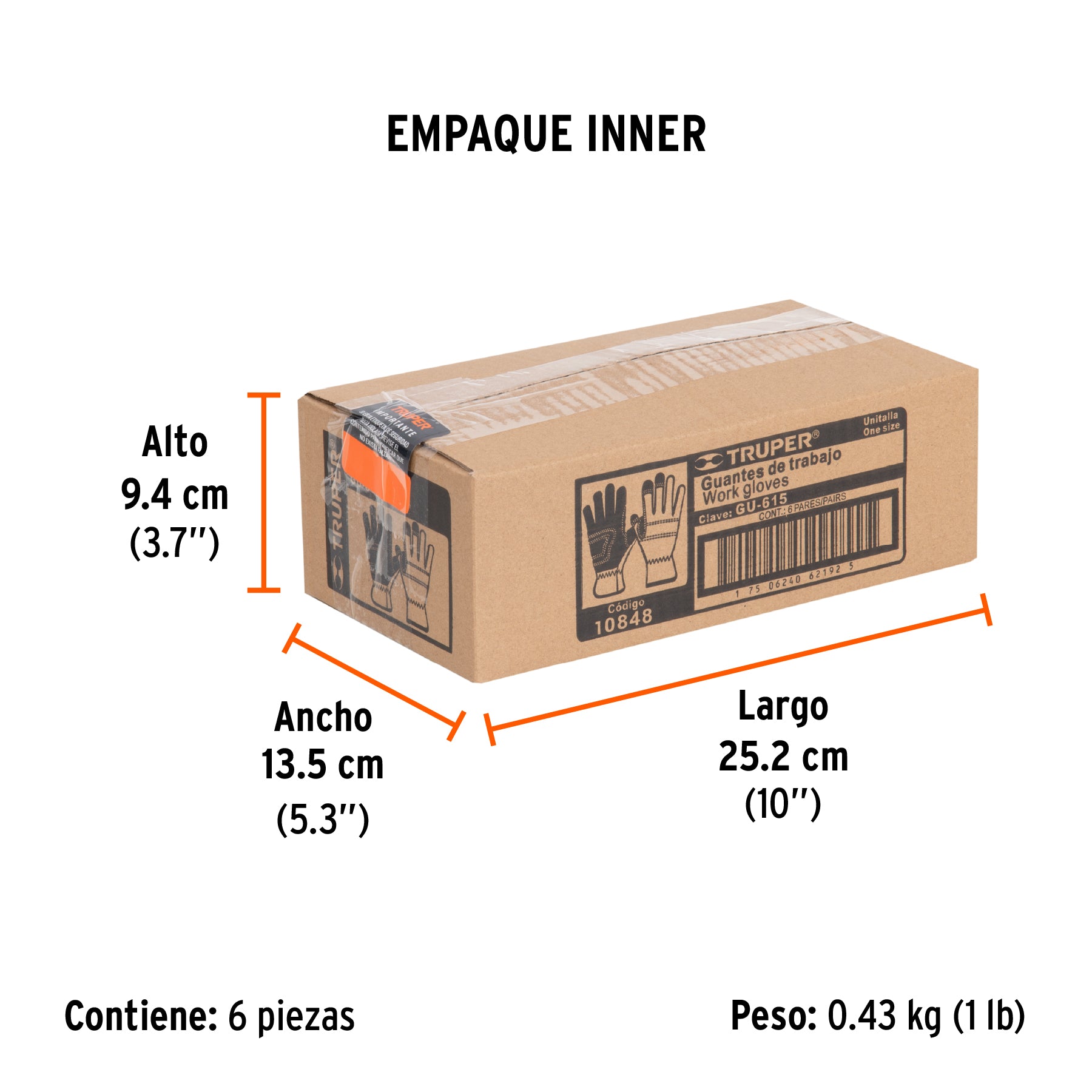 Guantes para mecánico, palma reforzada