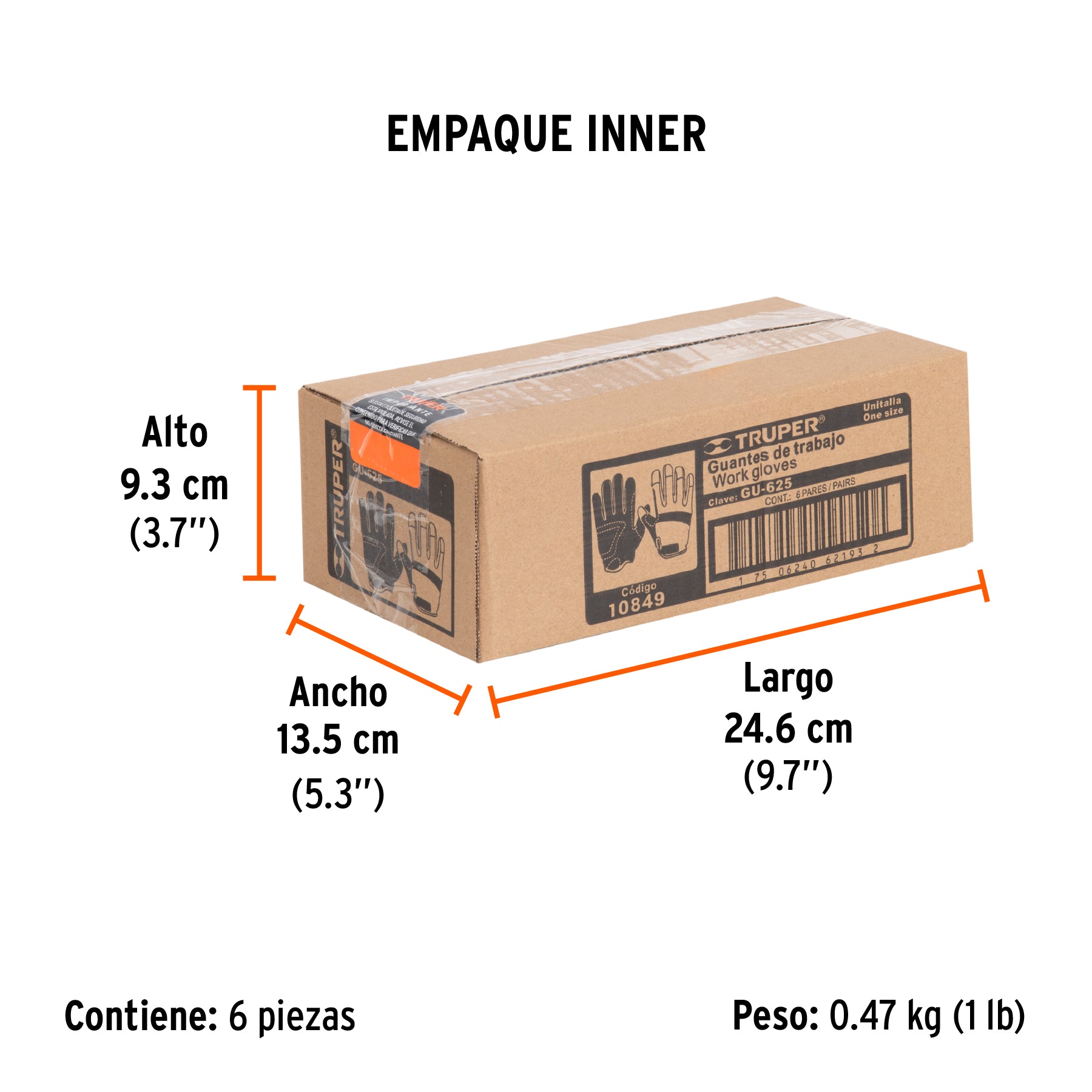 Guantes para mecánico, alta visibilidad