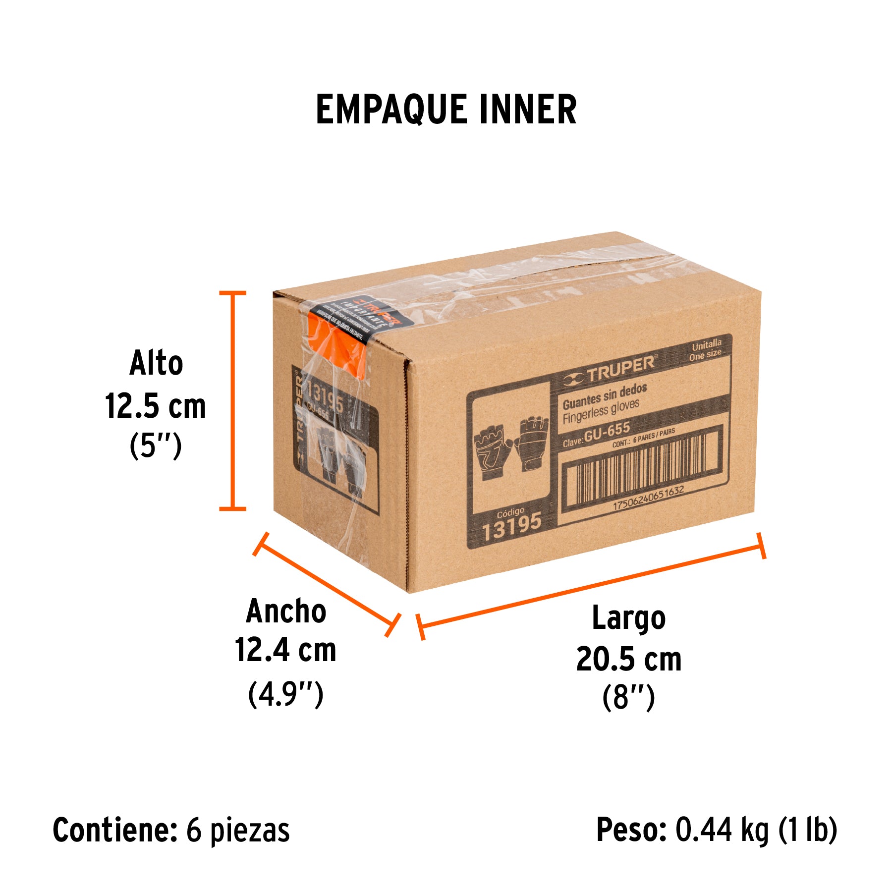 Guantes para mecánico, cortos