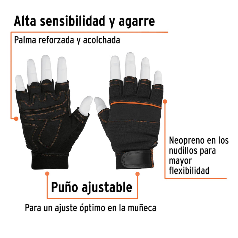 Guantes para mecánico, cortos