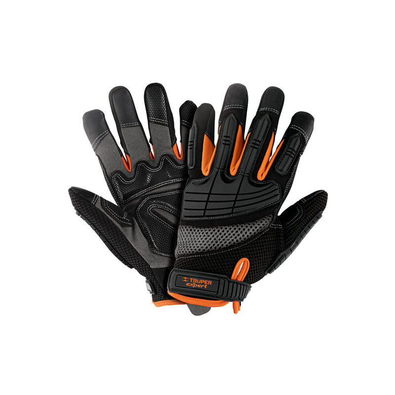 Guantes para mecánicos con protección anti-impacto