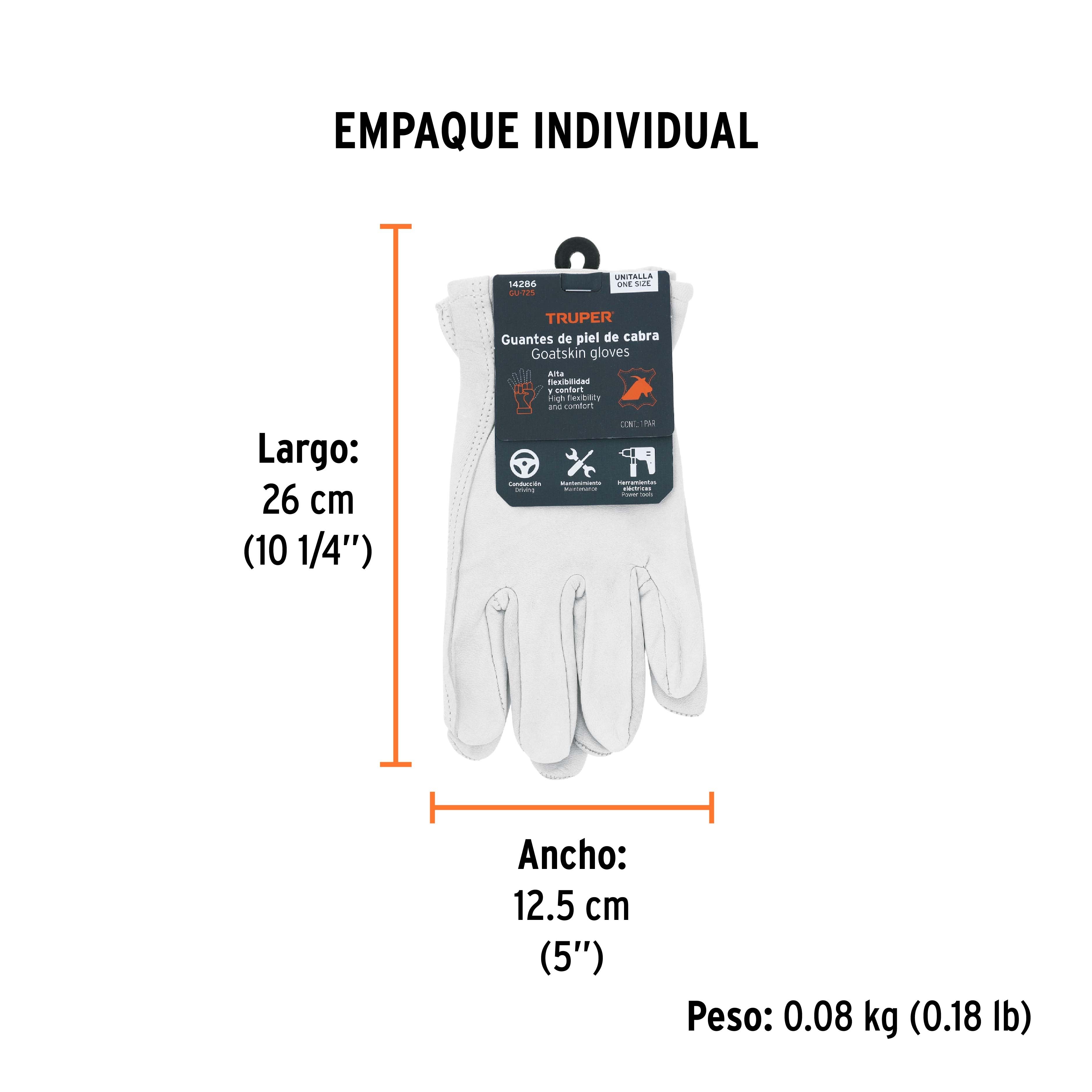 Guantes piel de cabra