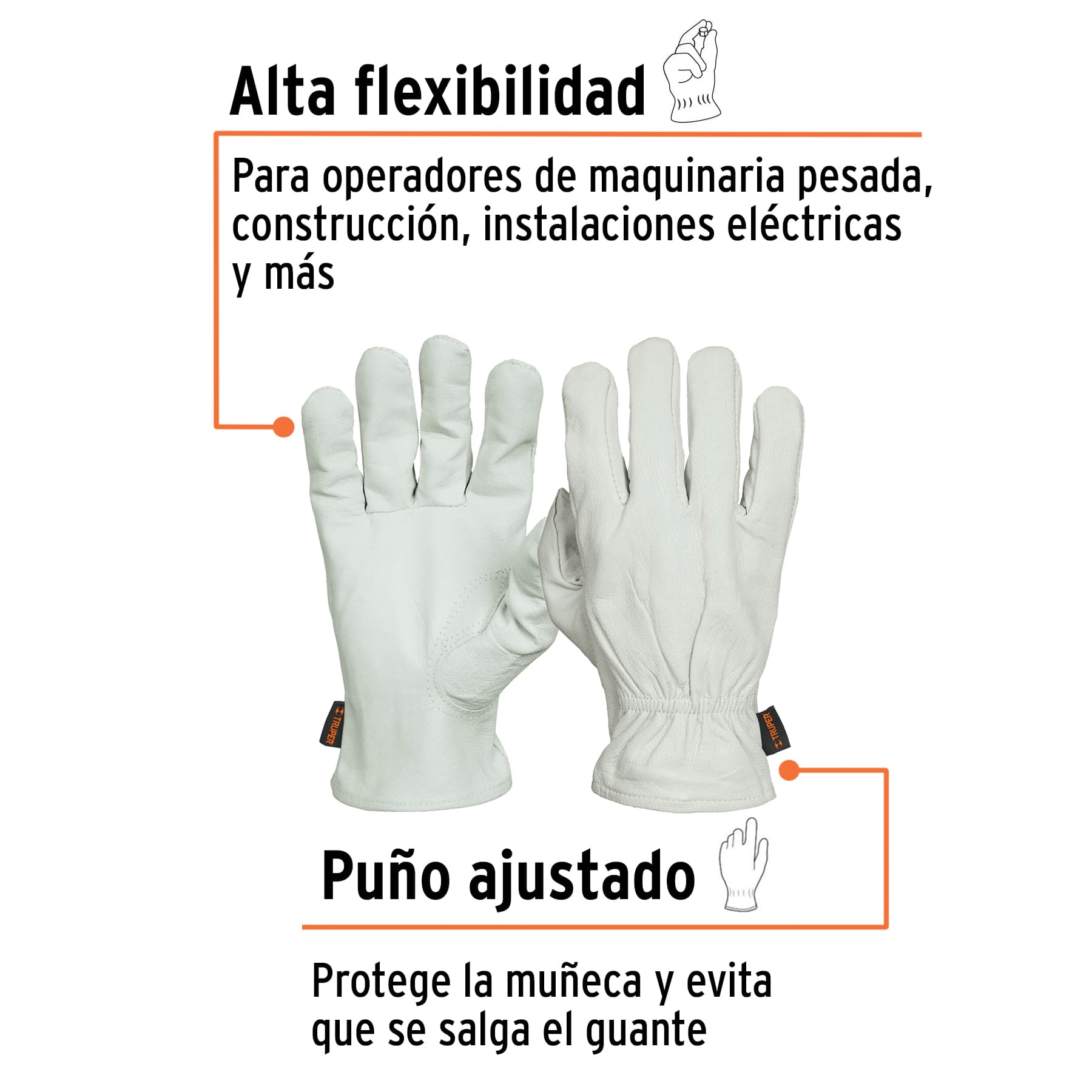 Guantes piel de cabra