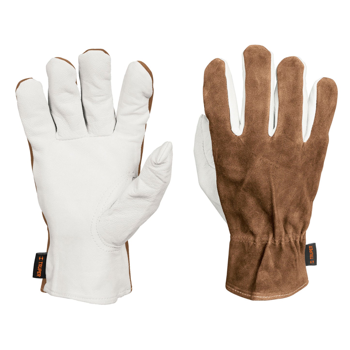 Guantes piel de cabra con dorso de carnaza sustituto 14286