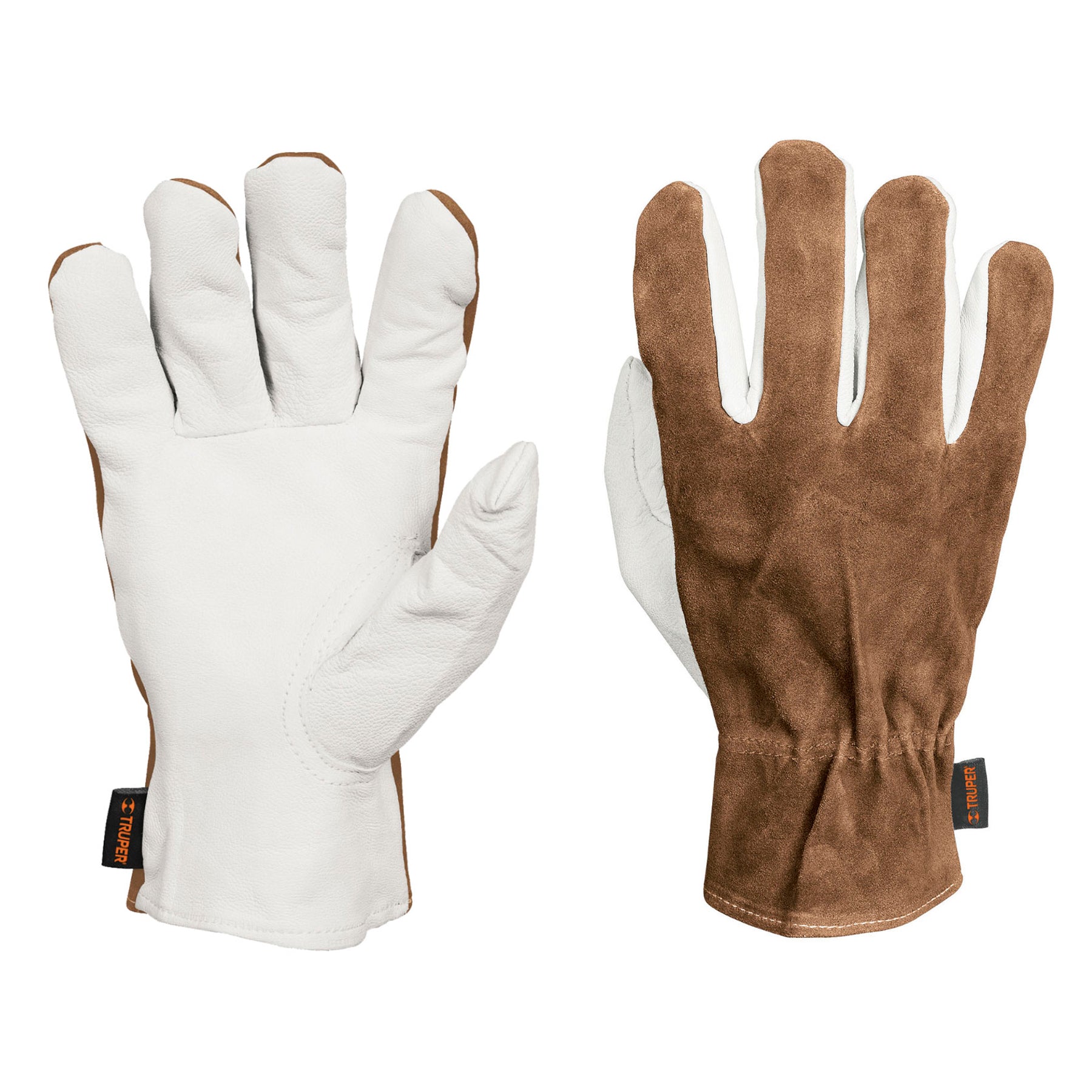 Guantes piel de cabra con dorso de carnaza sustituto 14286