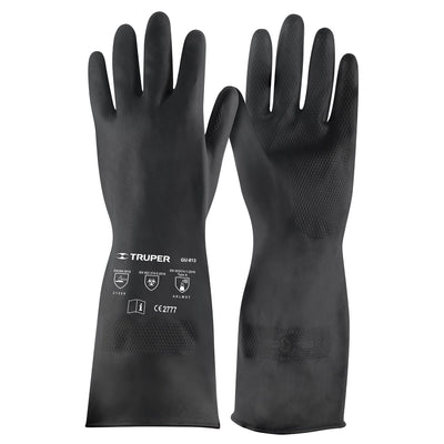 Guantes de neopreno para manejo de químicos, grandes