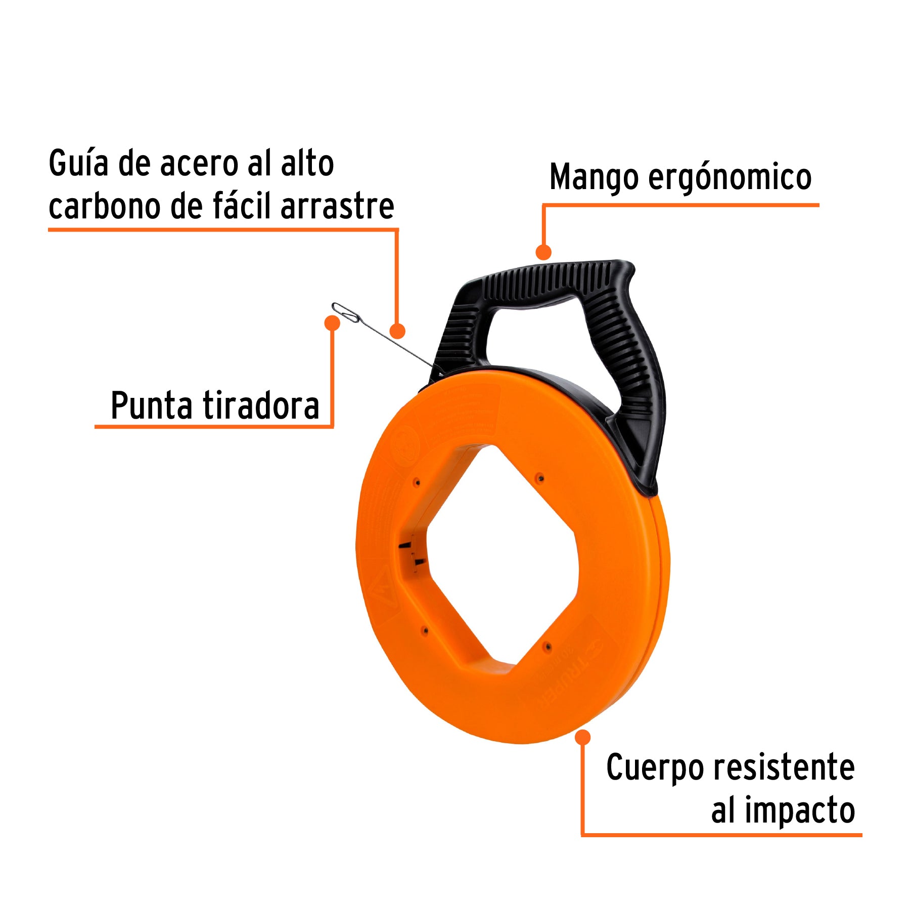 Guía para cable, 30 mts