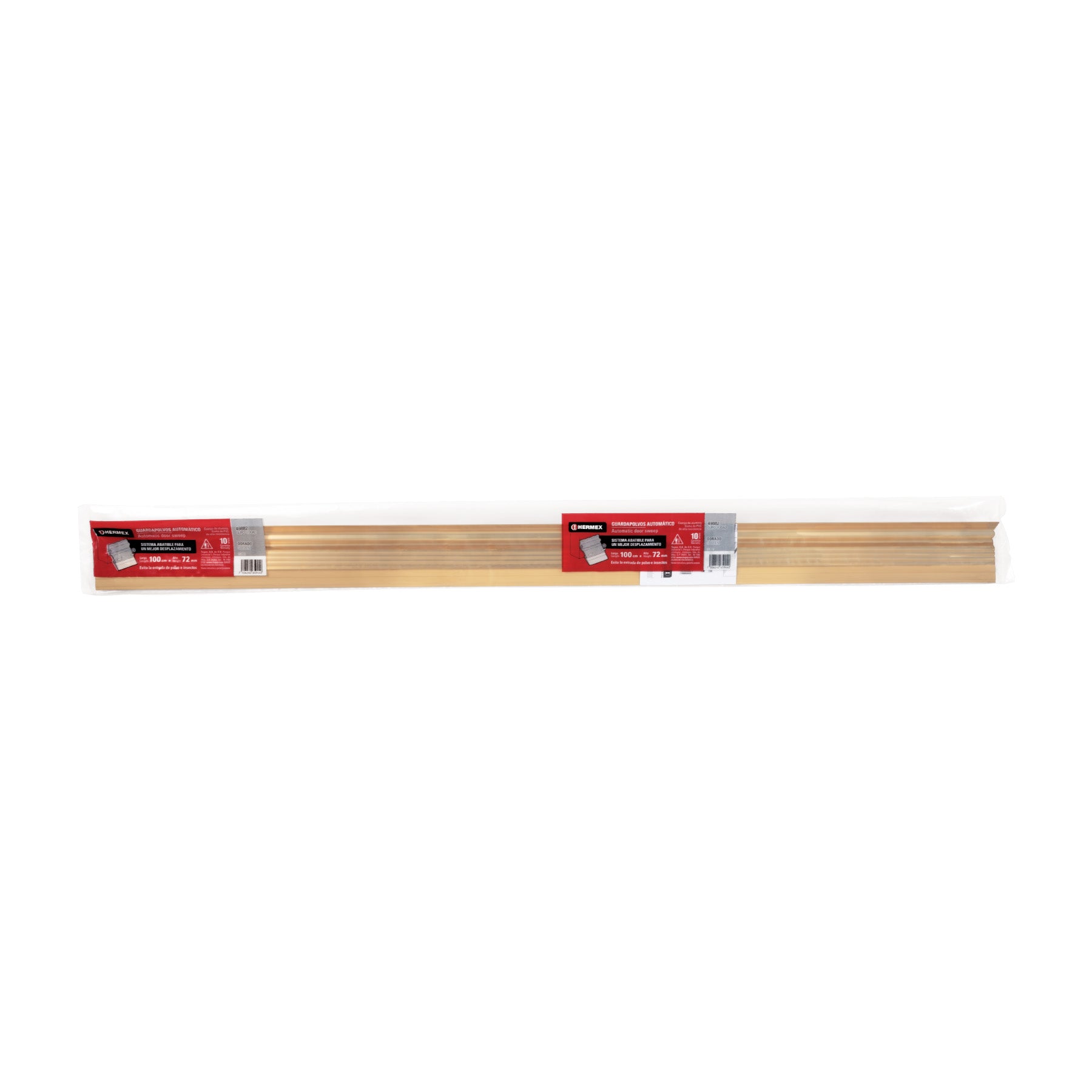 Guardapolvo automático 100 cm dorado