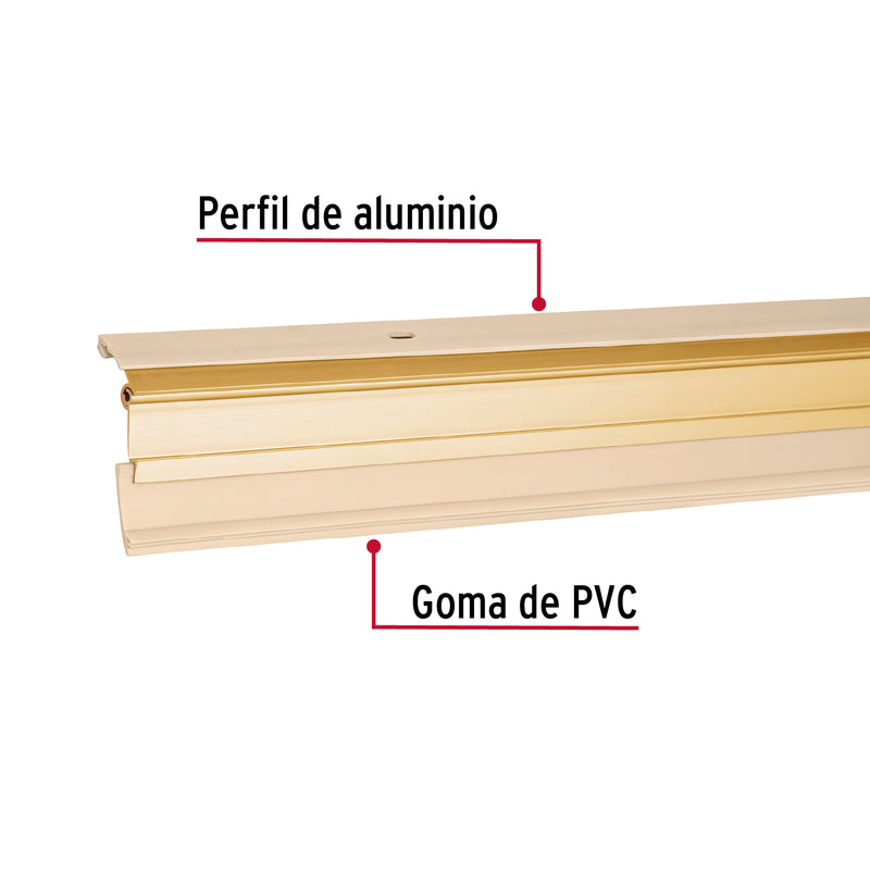 Guardapolvo automático 100 cm dorado