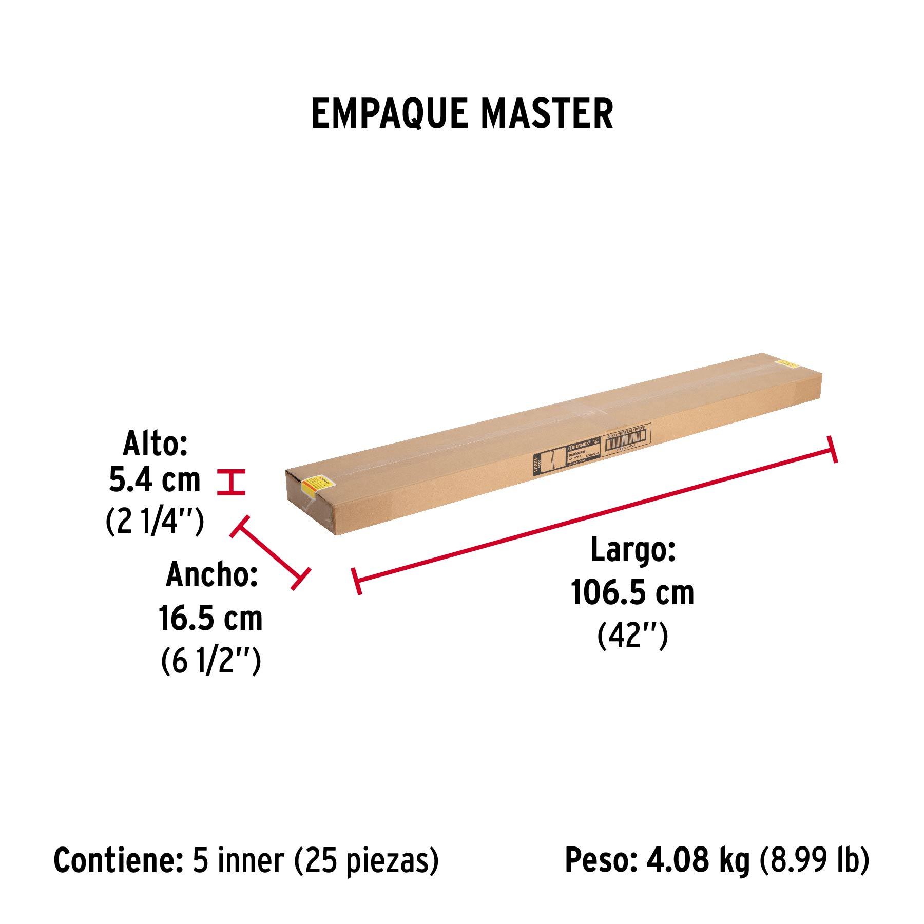 Guardapolvo, 100 cm, blanco