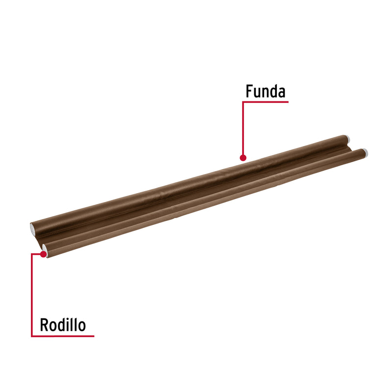 Guardapolvo con funda 100 cm, café, Hermex