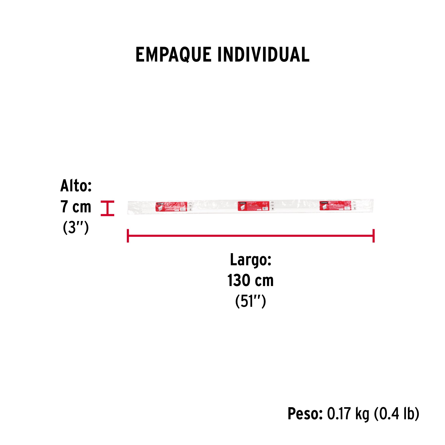 Guardapolvo, 120 cm, blanco
