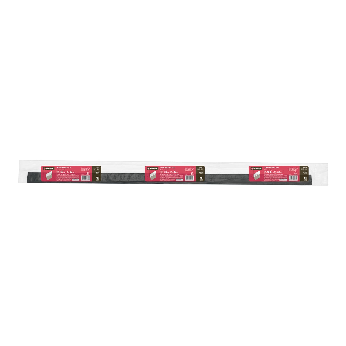 Guardapolvo, 120 cm, negro