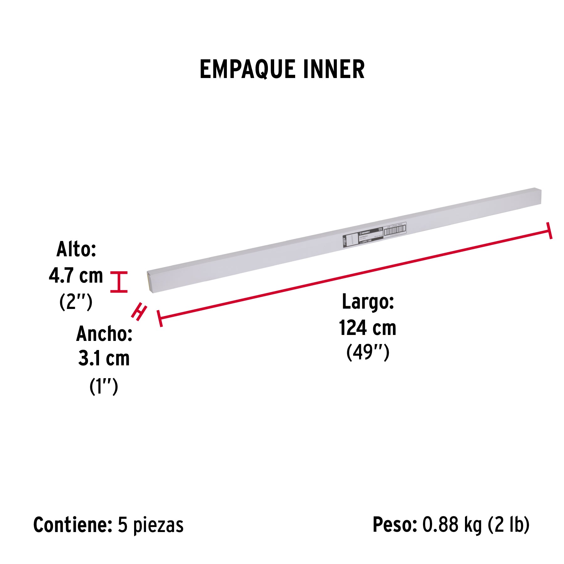 Guardapolvo, 120 cm, negro